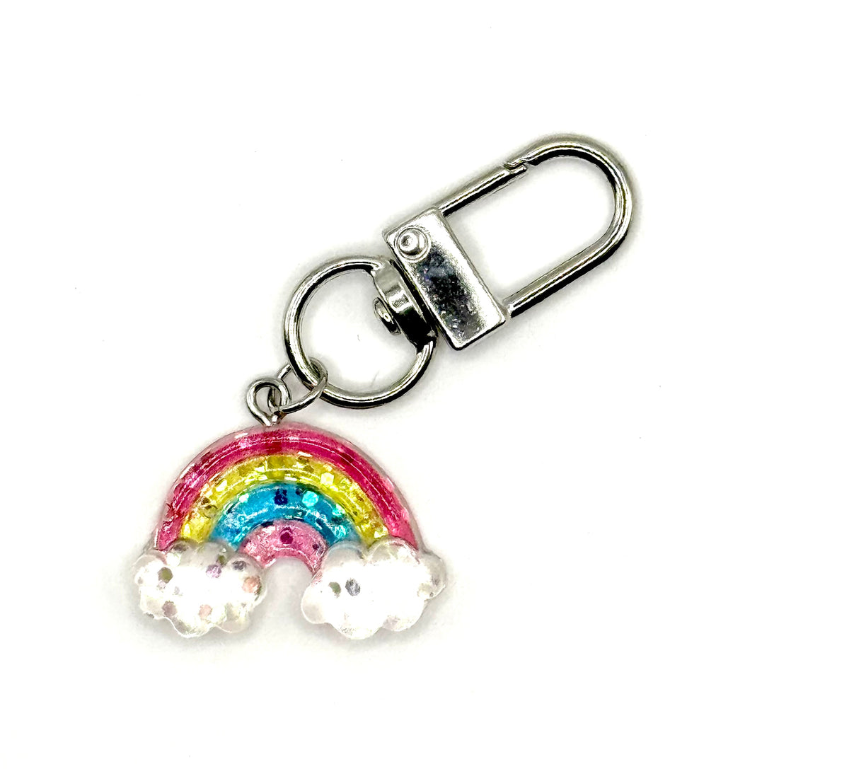 Colorful Rainbow Keychain and Bag Charm – Consulate X, view 1 of 3