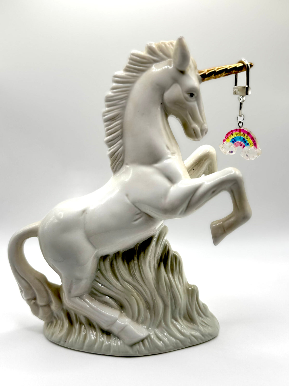 Colorful Rainbow Keychain and Bag Charm – Consulate X, view 2 of 3