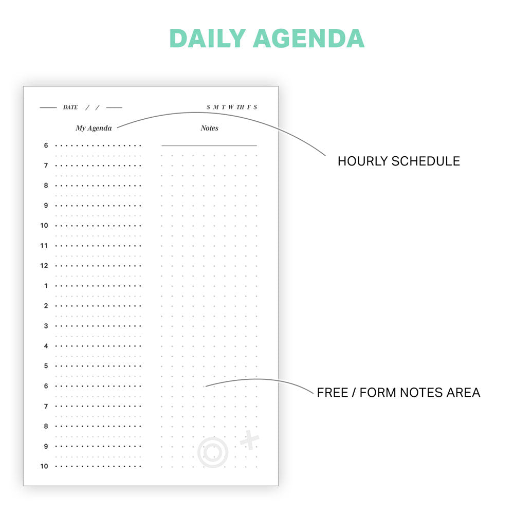 OneBook All-in-One Undated Daily Planner, Notebook, & Journal – Consulate X, view 3 of 6
