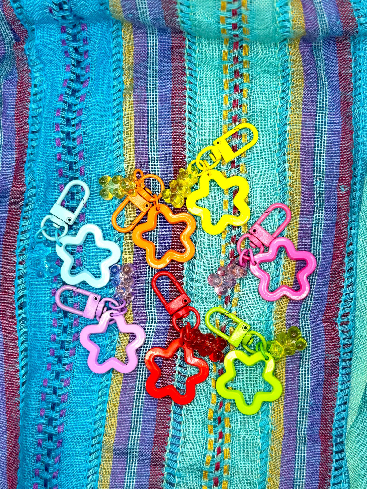 Acrylic Gummy Bear & Star Keychain and Bag Charm – Consulate X, view 2 of 5