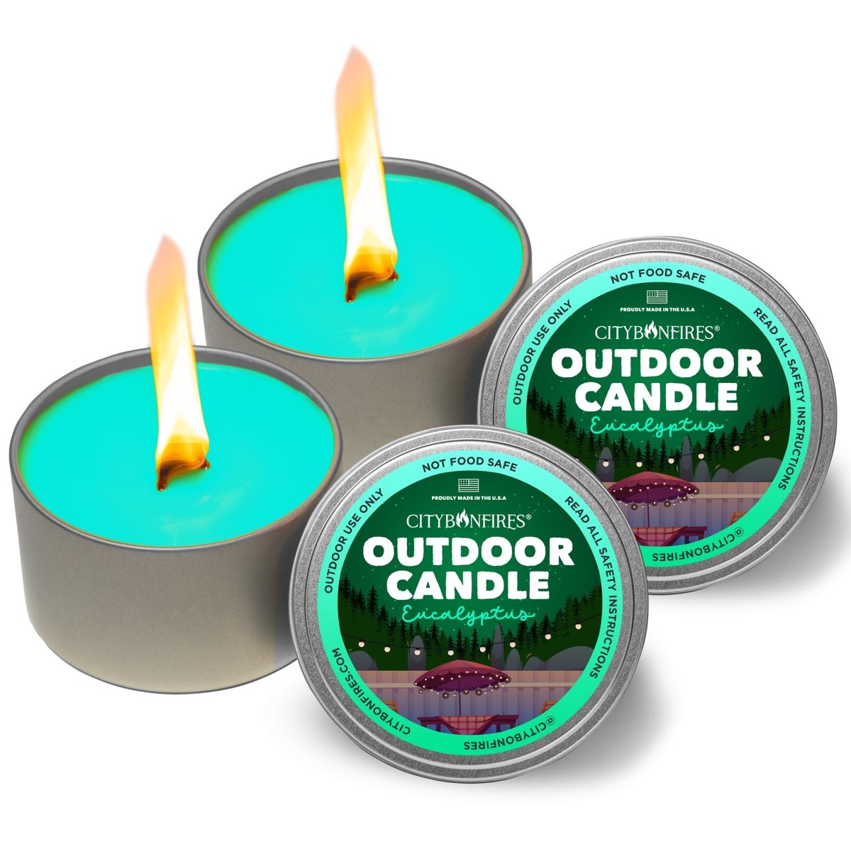 The Outdoor Candle - Eucalyptus – Consulate X, view 3 of 4