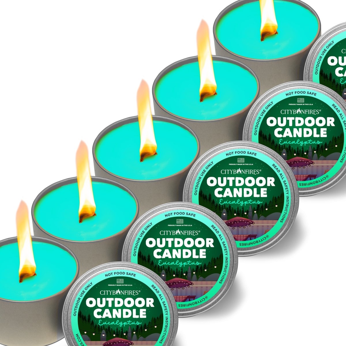 The Outdoor Candle - Eucalyptus – Consulate X, view 4 of 4