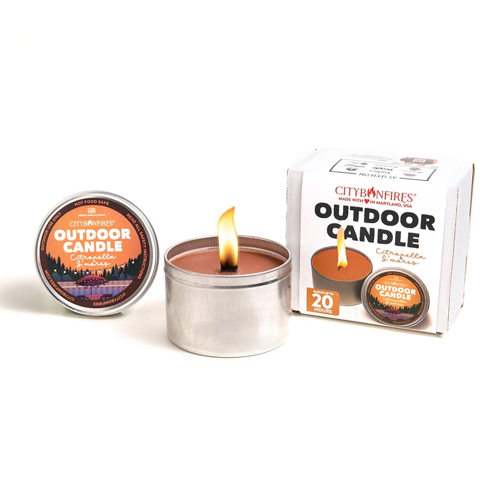 The Outdoor Citronella Candle - S'mores Scent – Consulate X, view 1 of 4