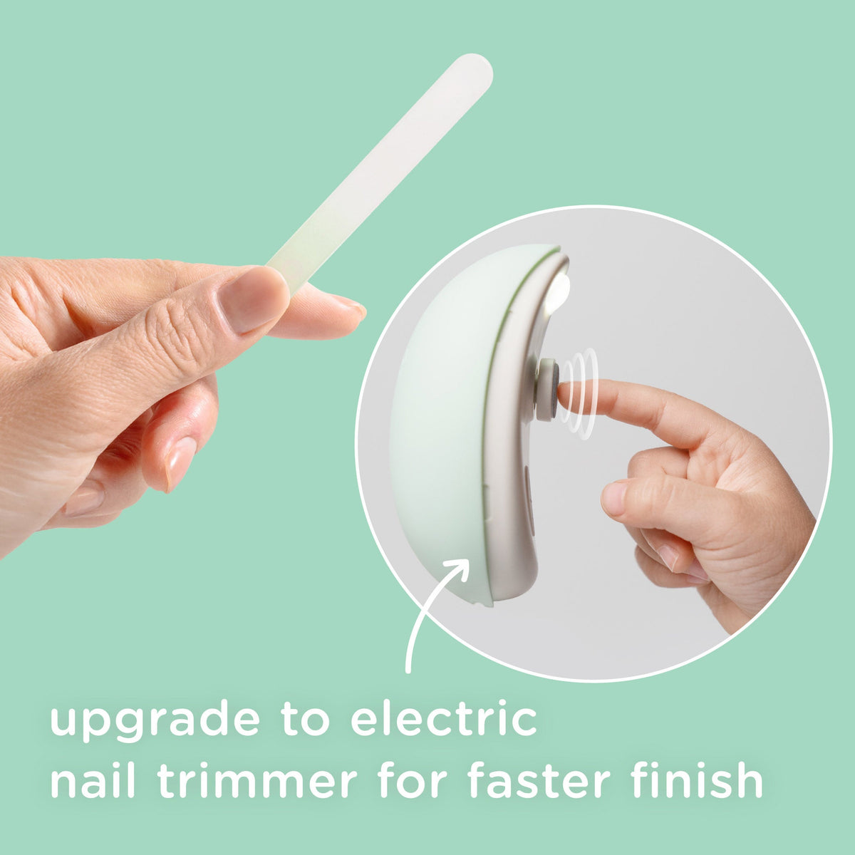 Glass Baby Nail File for Newborns, No Blade (2-Pack) – Consulate X, view 6 of 6