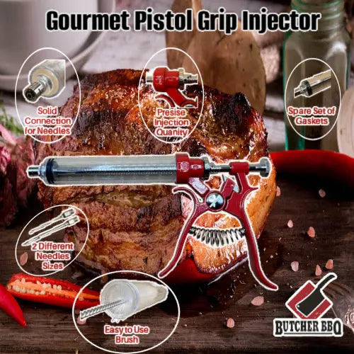 Gourmet Pistol Grip Meat Injector – Consulate X, view 4 of 6
