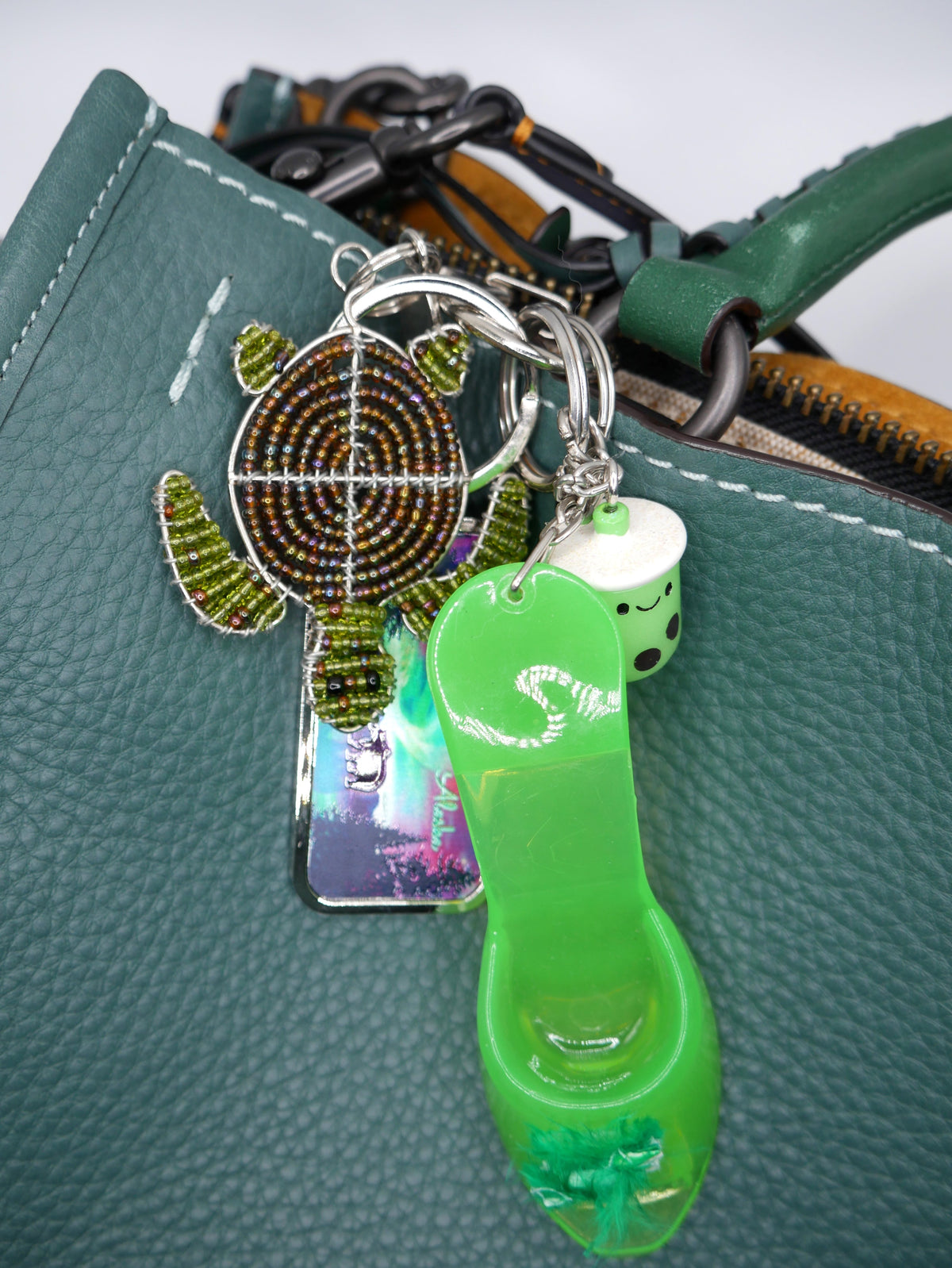 Vintage Keychain & Bag Charm Stack (Set of 3) – Consulate X, view 4 of 4