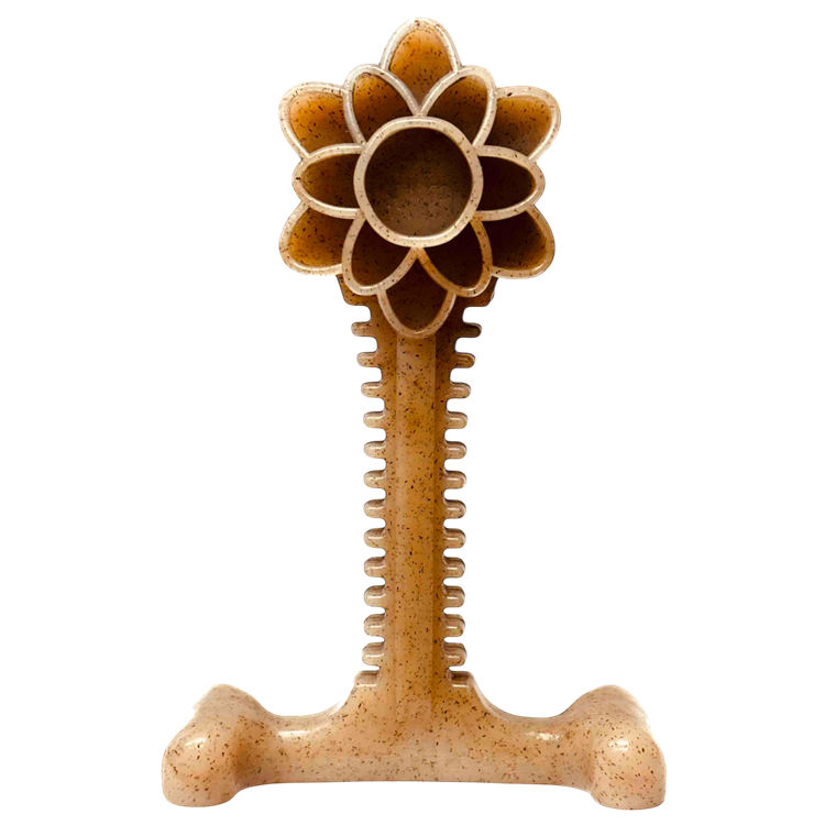 Honey Bone Dental Flower Tower - Durable Nylon Dog Chew Toy XL | USA – Consulate X, view 1 of 9