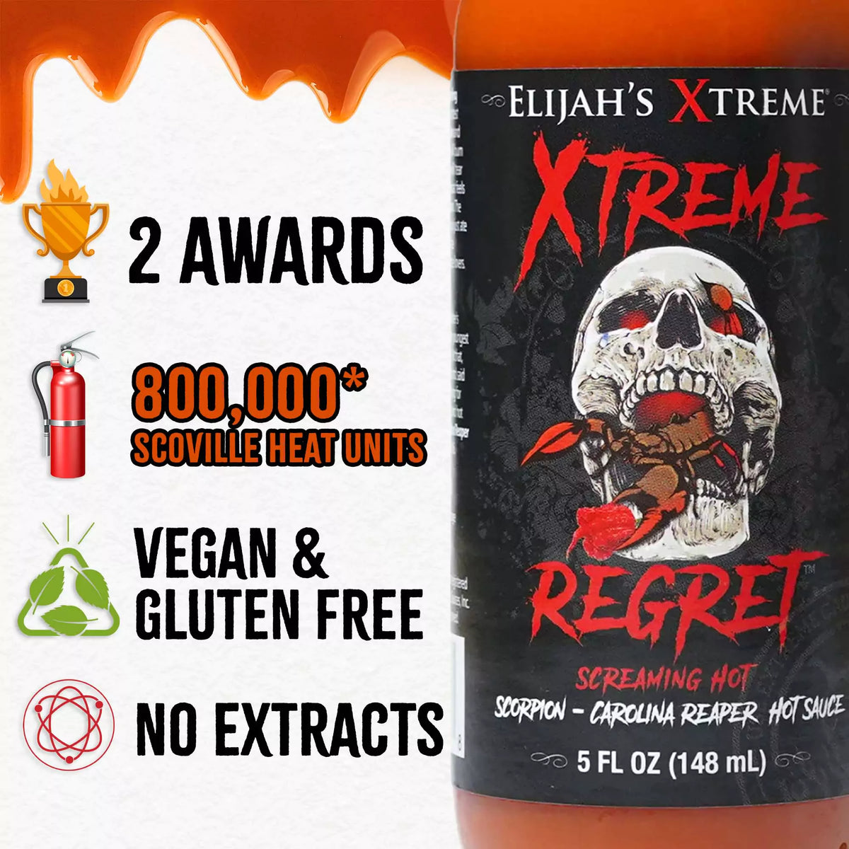 Xtreme Regret Hot Sauce – Consulate X, view 2 of 8