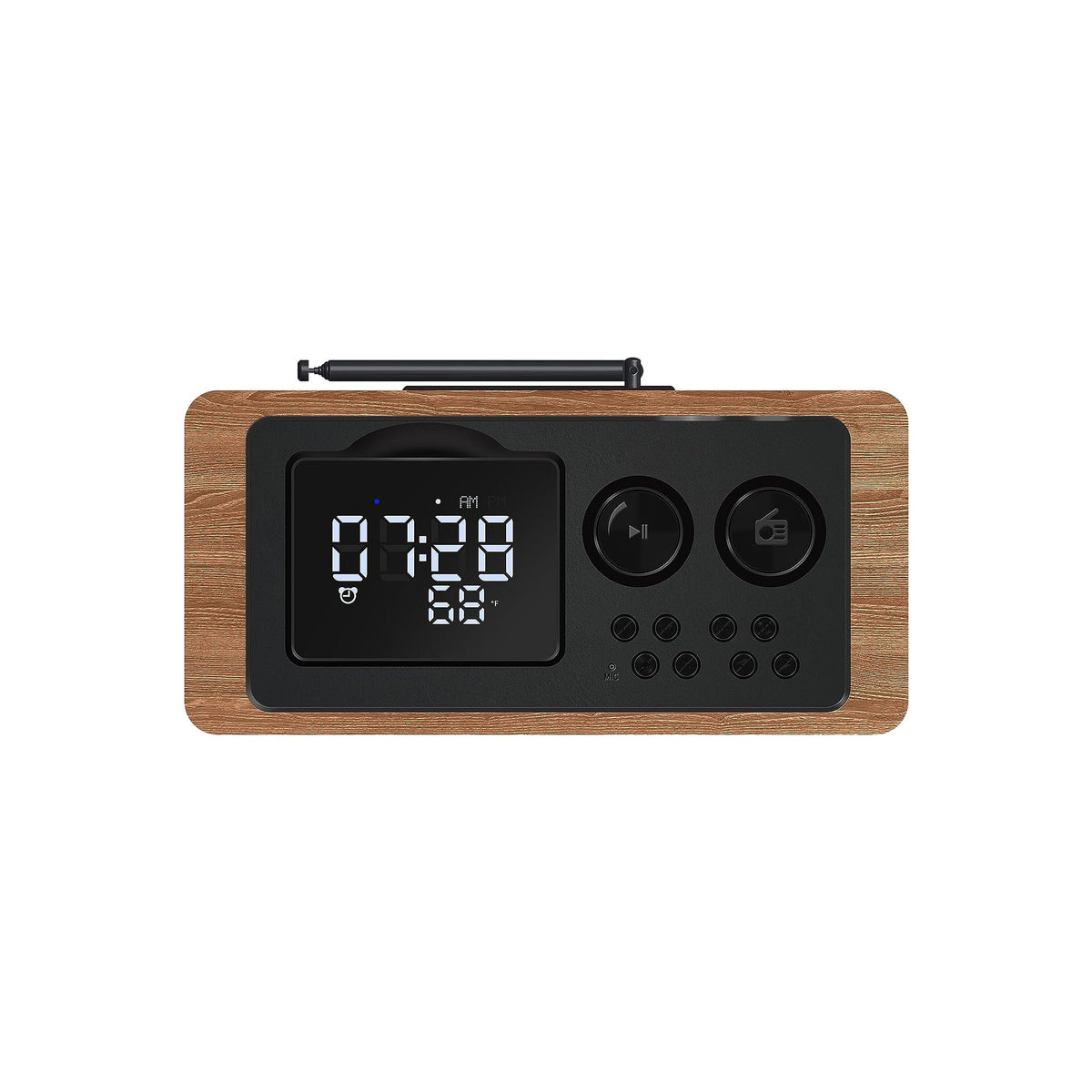 Fuse Zide Vintage Retro Radio with Alarm Clock – Consulate X, view 2 of 5